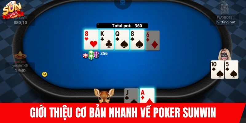 Giới thiệu cơ bản nhanh về poker SUNWIN