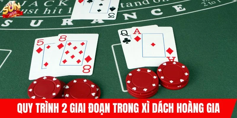 Quy trình 2 giai đoạn trong xì dách hoàng gia